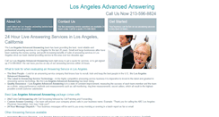 Desktop Screenshot of answeringservicelosangeles.com