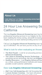 Mobile Screenshot of answeringservicelosangeles.com